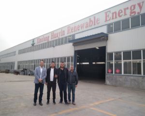 Welcome the Albania clients visited Huayin Factory