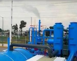 Mexico 10 tons Worn Tire Recycling to Oil Pyrolysis Plant