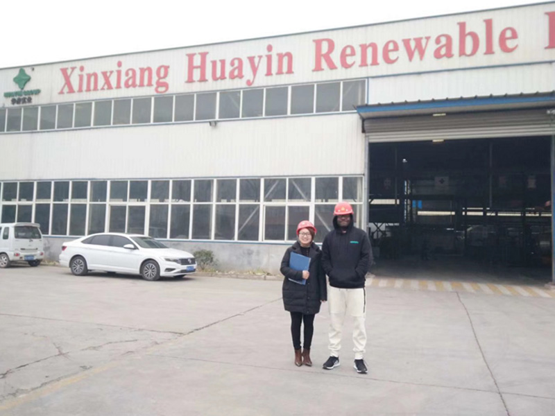 Welcome Ghana Client Visit Huayin Pyrolysis Factory