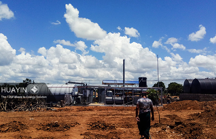 Pyrolysis plant is running well in SriLanka
