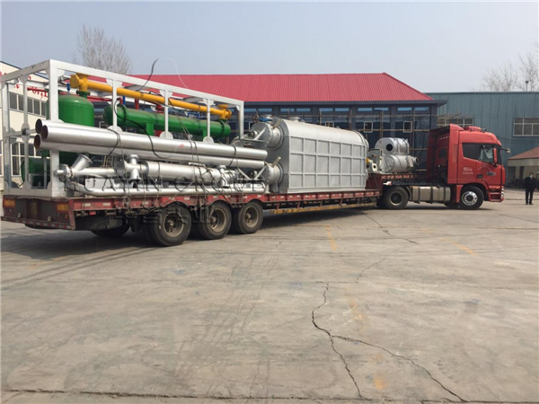 Huayin waste tyre and plastic pyrolysis plant