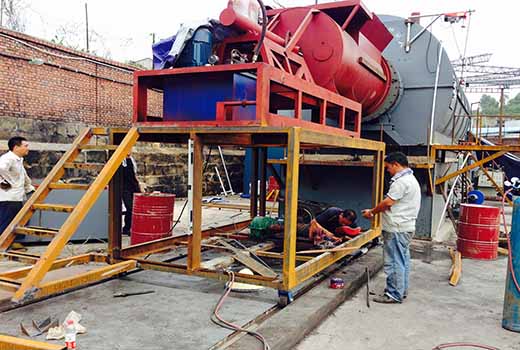 oil sludge pyrolysis plant installation