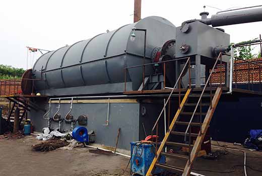 pyrolysis oil sludge machine