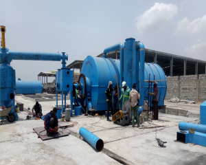 Four sets waste tyre pyrolysis plants in Ghana