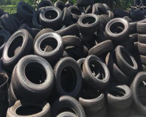 What is the Oil Yield of Pyrolysis Used Tires?