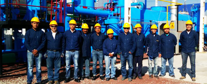 Huayin waste tyre and plastic pyrolysis plant