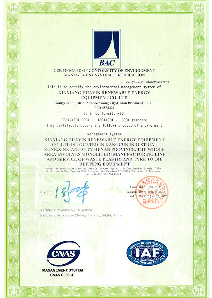 ISO14001 EN 2014-2017