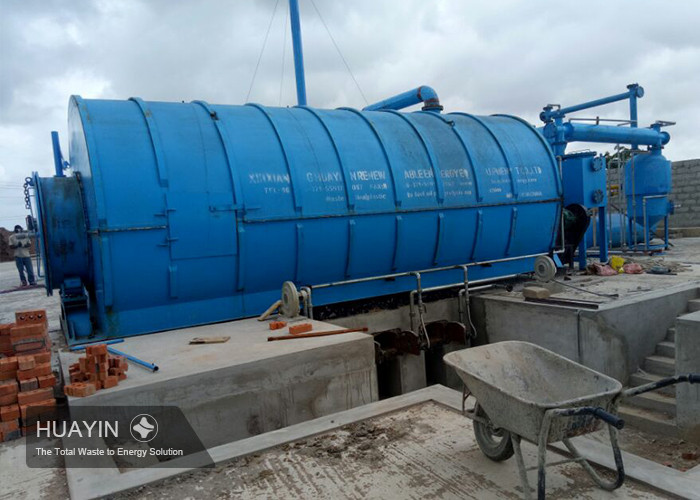 Huayin Tire to oil pyrolysis plant 