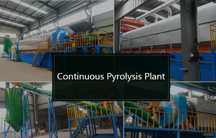 continuous pyrolysis to oil plant