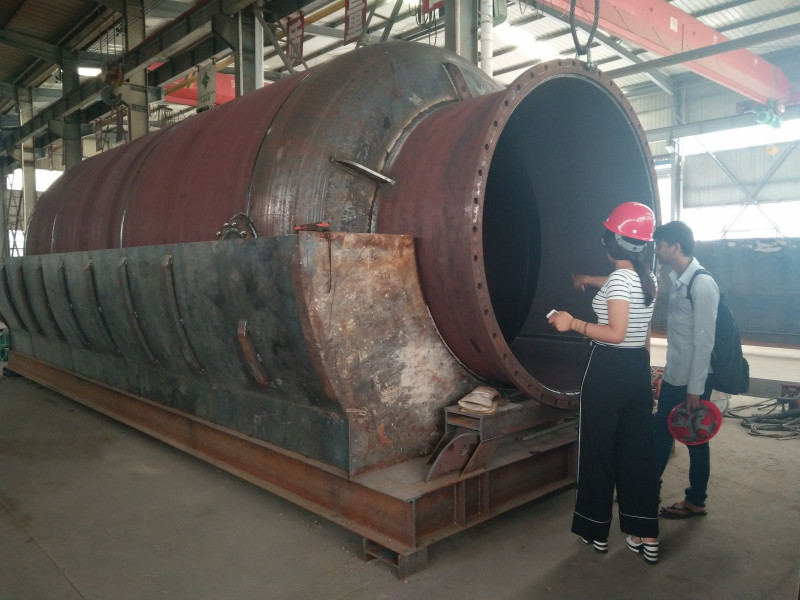 waste plastic to oil pyrolysis reactor